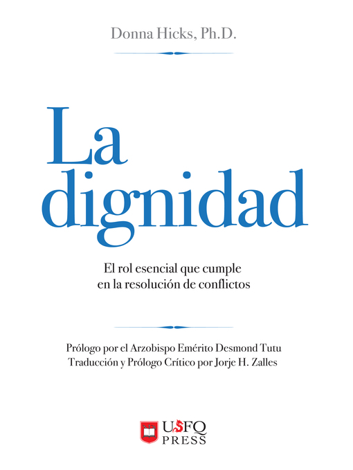 Title details for La dignidad by Donna Hicks - Wait list
